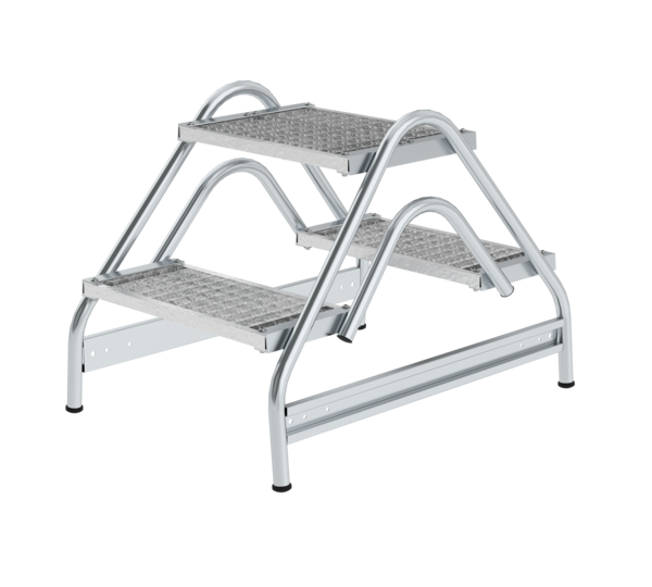 Work platform, 2-sided access, 2x2 steps | © MUNK GmbH