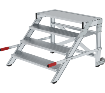 Work platform mobile 1,000 mm st width, 4 steps | © MUNK GmbH