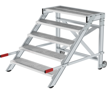 Work platform mobile 1,000 mm st width, 5 steps | © MUNK GmbH