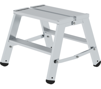 Klapppodest beidseitig begehbar, 2x2 Stufen | © MUNK GmbH