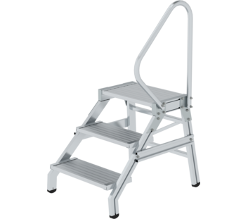 Marche de montage avec main courante, 3 marches | © MUNK GmbH