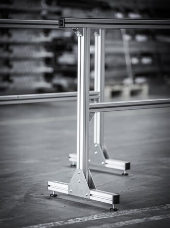 Detail: 2 work trestles from MUNK Profiltechnik | © MUNK GmbH