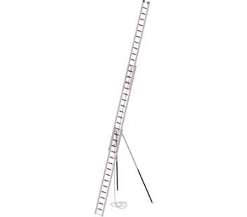 Seilzugleiter 3x14 Sprossen mit Stützen | © MUNK GmbH