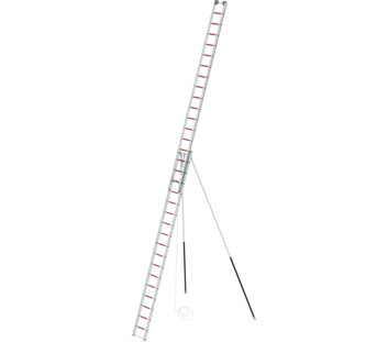 2-section rope-ext. ladder w. supports DIN EN 1147 | © MUNK GmbH