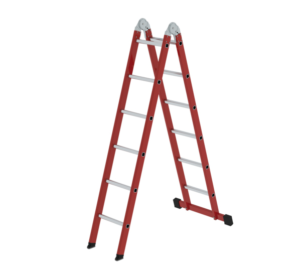 Equipment maintenance ladder in red | © MUNK GmbH