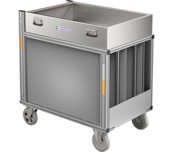 Attachment box aluminium w. RC hose, with bays | © MUNK GmbH