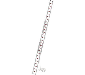 Seilzugleiter 3x11 Sprossen ohne Stützen | © MUNK GmbH