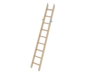Scaling ladder lower section wood DIN EN 1147 | © MUNK GmbH