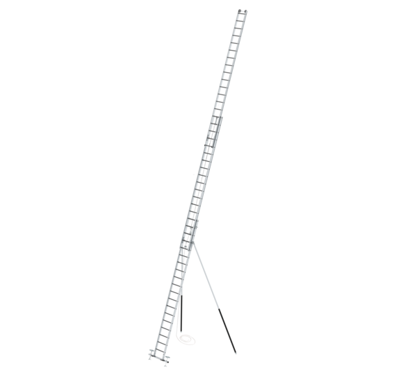 3-sec. rope-exten. ladder w. supports ÖNORM F4047 | © MUNK GmbH