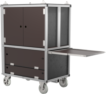 Rollcontainer Atemschutz Holzaufbau | © MUNK GmbH