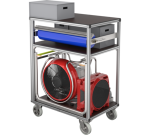 Rollcontainer Be- und Entlüftung Lüfter Ansicht 3 | © MUNK GmbH