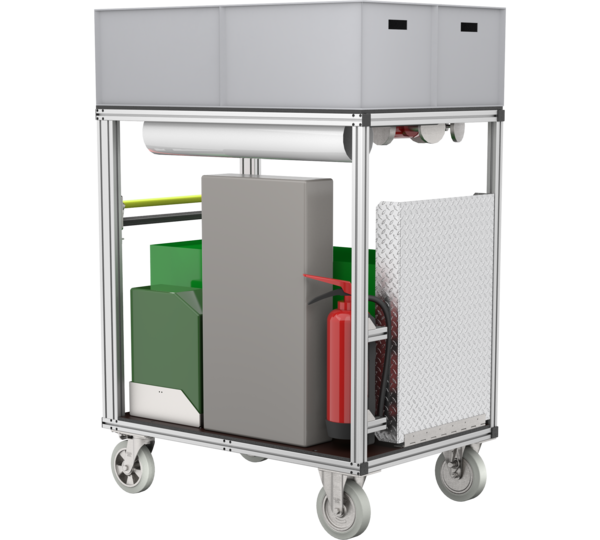 Conteneur roulant Chauffage de tente | © MUNK GmbH