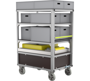 Conteneur roulant Décontamination Type 1 Vue 2 | © MUNK GmbH