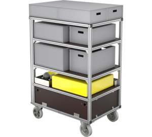 Conteneur roulant Décontamination Type 1 Vue 3 | © MUNK GmbH