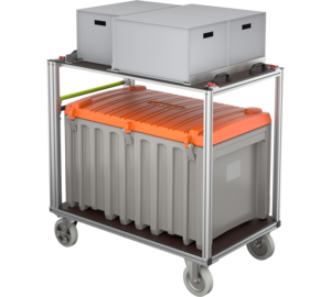 Conteneur roulant Retour intervention Vue 3 | © MUNK GmbH