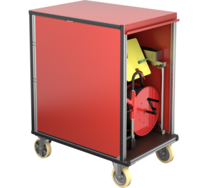 Conteneur roulant Système d’extinction Vue 3 | © MUNK GmbH