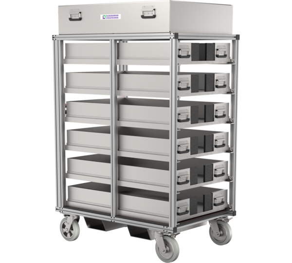 Mobile container hose with cassettes | © MUNK GmbH