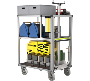 Rollcontainer Strom-Licht Ansicht 2 | © MUNK GmbH