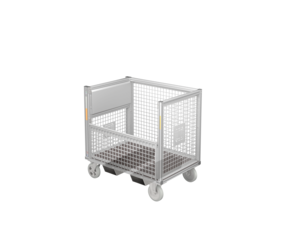 Stapleraufnahme m. Universal-RC Gitterbox hoch | © MUNK GmbH