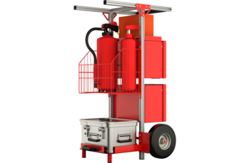 SafeCaddy® "Brandschutz" mit Beladung | © MUNK GmbH