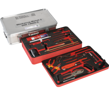 Kasten mit Inhalt "Werkzeugsatz Metall 2" Größe 3 | © MUNK GmbH