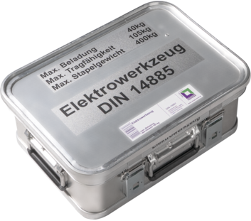 Boîte + contenu Kit d'outils électroportatifs T4 | © MUNK GmbH