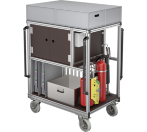 Conteneur roulant Protection respiratoire Vue 3 | © MUNK GmbH