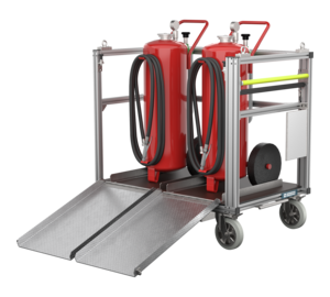 Rollcontainer Feuerlöscher fahrbar Typ 1 | © MUNK GmbH