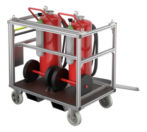 Rollcontainer Feuerlöscher fahrbar Typ 1 | © MUNK GmbH