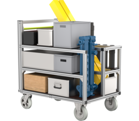 Conteneur roulant Système de support Type 1 | © MUNK GmbH