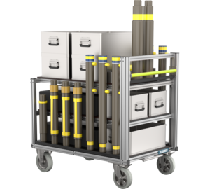 Rollcontainer Abstützsystem Typ 2 Ansicht 2 | © MUNK GmbH