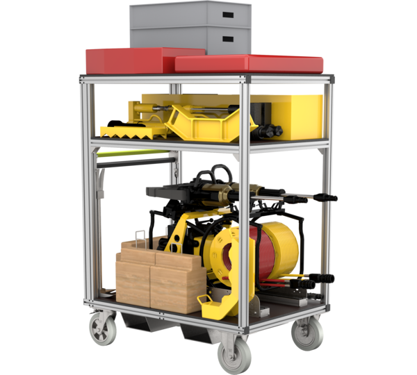 Rollcontainer hydraulisches Rettungsgerät Typ 1 | © MUNK GmbH