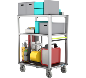 Rollcontainer Plasmaschneider Ansicht 2 | © MUNK GmbH