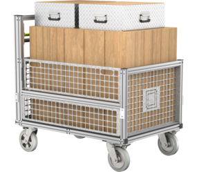 Conteneur roulant Bois d'échafaudage | © MUNK GmbH