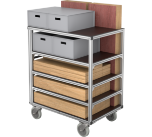 Rollcontainer Schalungsmaterial Ansicht 3 | © MUNK GmbH