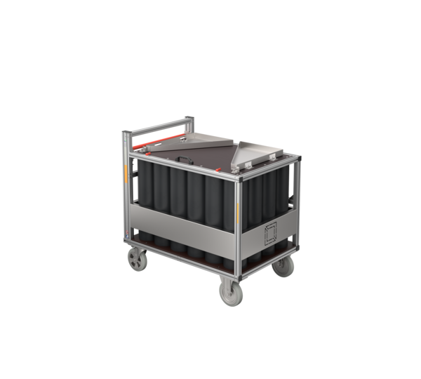 Transport lock w. RC oxygen canisters | © MUNK GmbH
