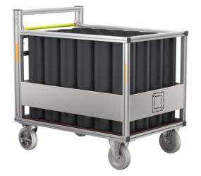 Conteneur roulant pour bouteilles d’air | © MUNK GmbH