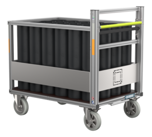 Rollcontainer Atemluftflaschen | © MUNK GmbH