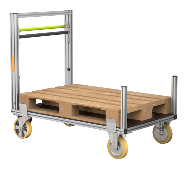 Mobile container with platform and side flaps | © MUNK GmbH