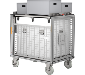 Conteneur roulant séparation noir/blanc | © MUNK GmbH