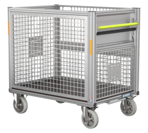 Universal-Rollcontainer mit Gitterbox hoch | © MUNK GmbH