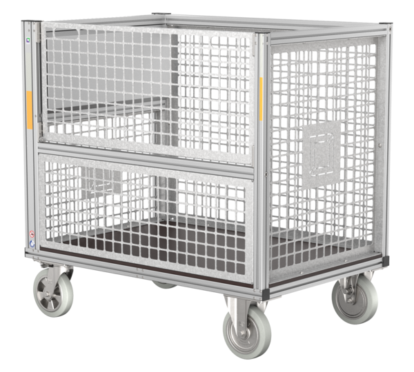 Universal-Rollcontainer mit Gitterbox hoch | © MUNK GmbH