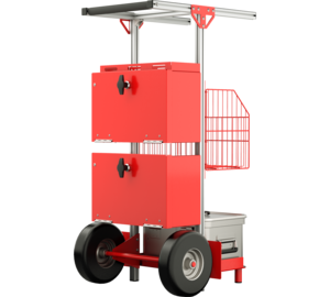 SafeCaddy® "Brandschutz" ohne Beladung, Rückseite | © MUNK GmbH