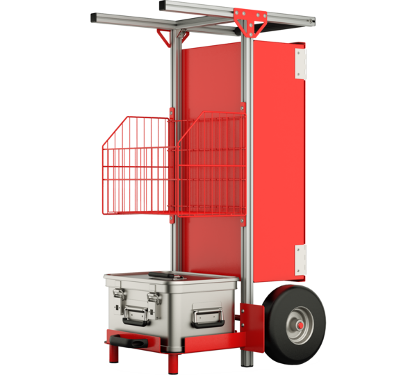SafeCaddy® "Mobile Brandmeldeanlage" ohne Beladung | © MUNK GmbH