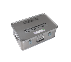 Kasten mit Inhalt "Mehrzweckzug MZ 16" (Kasten 1) Aluminium Größe 1 | © MUNK GmbH Kasten mit Inhalt "Mehrzweckzug MZ 16" (Kasten 1) | © MUNK GmbH