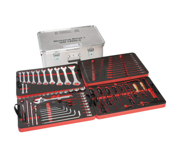 Boîte + contenu « Kit d’outils métal 1 » T3 | © MUNK GmbH