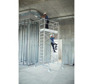 Mob. scaf. 0.75x1.80 m,w. chass. bar pf H=3.45 m | © MUNK GmbH