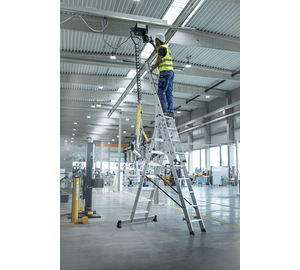 Multi-purpose ladder w. steps with nivello® stab. | © MUNK GmbH