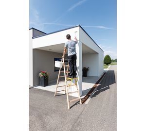 Stehleiter Holz 2x7 Sprossen Anwendung | © MUNK GmbH