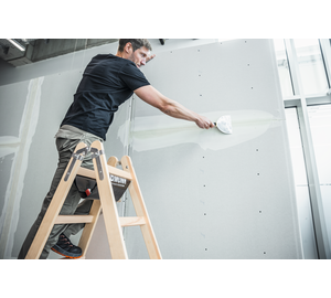 Stufen-Stehleiter Holz beidseitig 2 x 6 Stufen Detailansicht | © MUNK GmbH